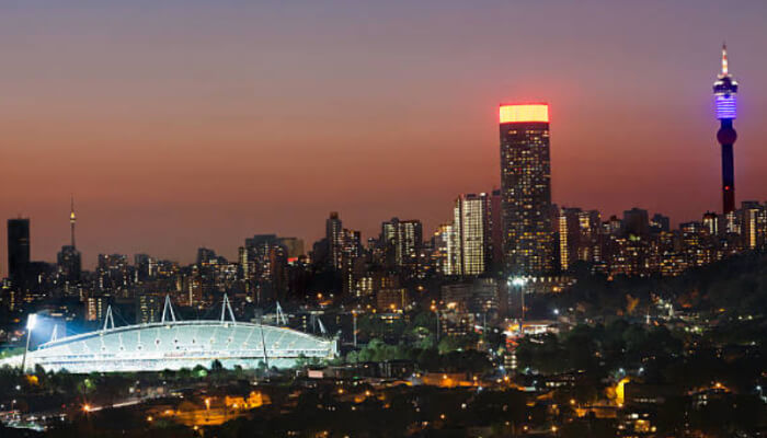 Johannesburgo é a maior cidade da África do Sul