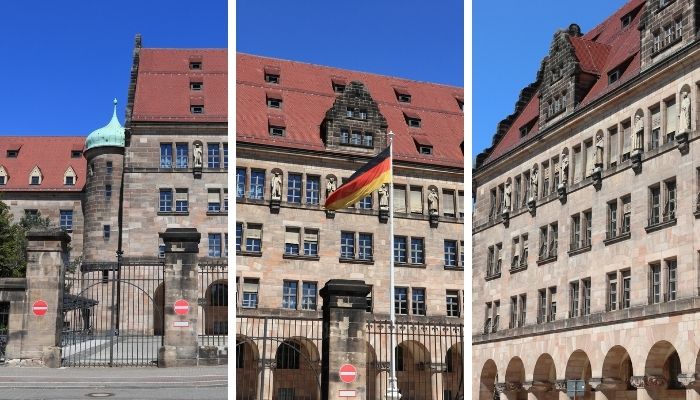 Palácio da justiça de Nuremberg Cidade na Alemanha