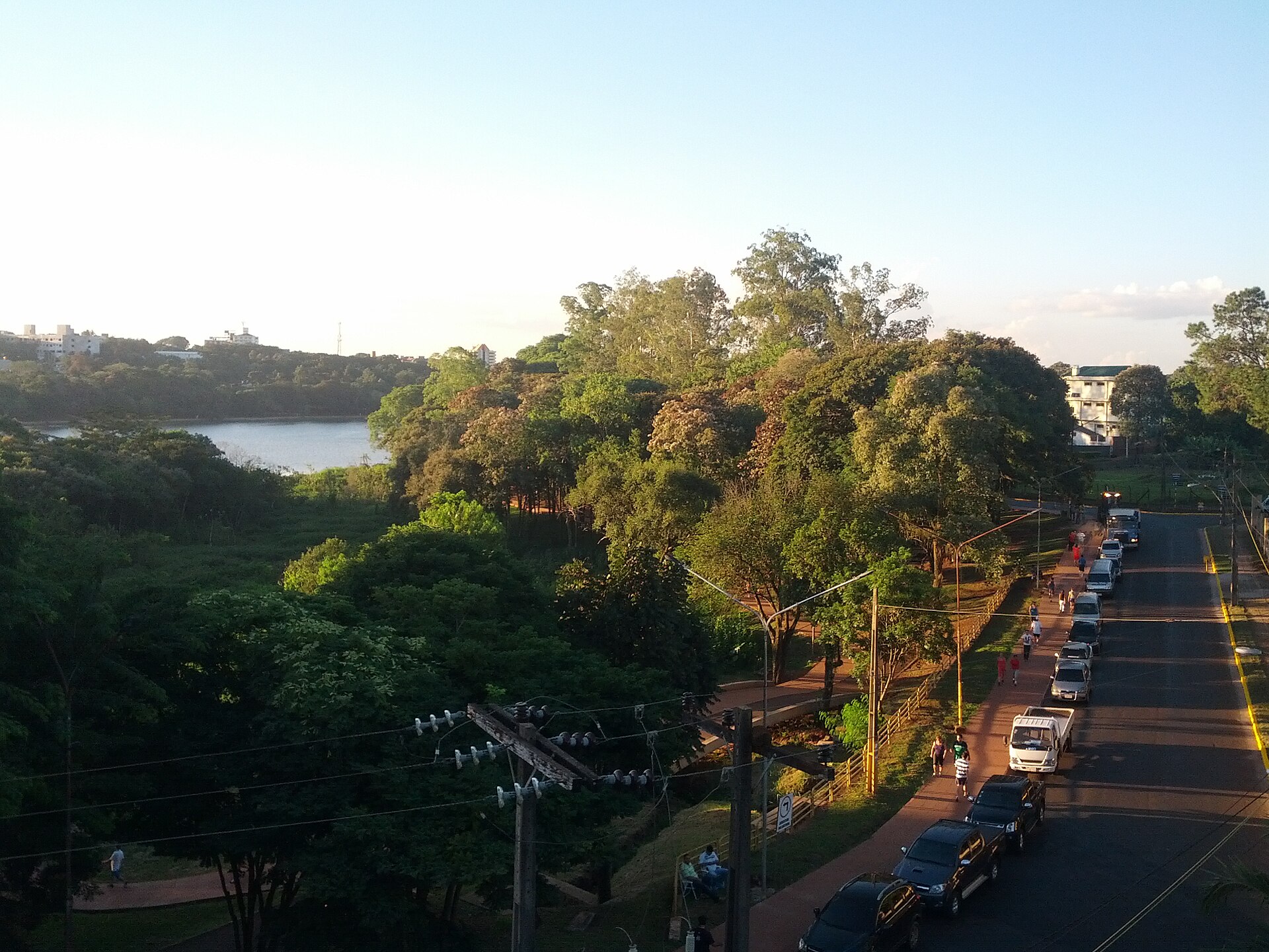 Parque e Lago de la República, em Ciudad del Este